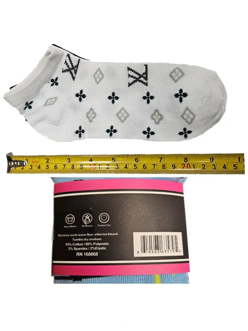 Women's Ankle Socks, Bundle of 12 Pairs, Solid Colors